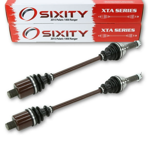 Sixity 2015 compatible with Polaris 1000 Ranger 4X4 Rear Left Right XTA Axles Pair Back Driver Passenger R15RUAD1AA DIESEL CREW