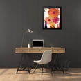 thumbnail image 4 of Moore, Regina 20x24 Black Modern Framed Museum Art Print Titled - Fiesta Floral I, 4 of 5