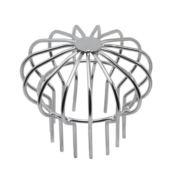 Heavy Duty Rustproof Round Grate Drain Cover with Meshing Filter Anti Clogging Drain Caps for Deck Balcony Water Flows