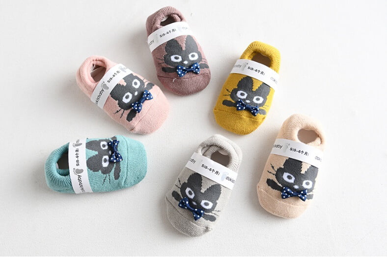 Baby Toddler Cartoon Non-slip Floor Socks Kids Shoes Slipper Sock Hosiery Gift