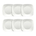 thumbnail image 1 of Corelle Pure White 9" Square Glass Salad Plate (Set of 6), 1 of 3