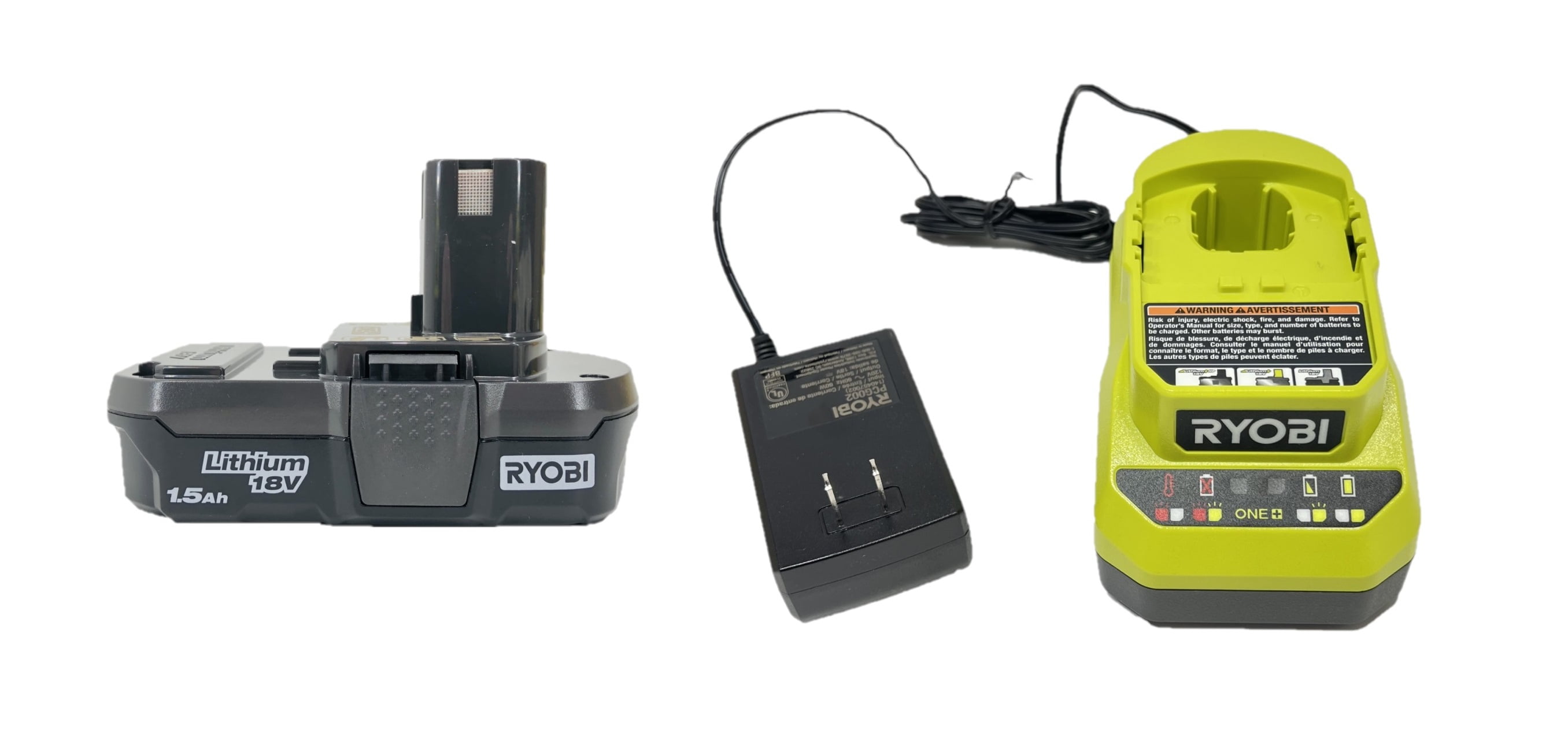 Ryobi ONE+ 4" 2-Speed Cordless Clamp Fan with 1.5 Ah Battery and Charger Personal Fan