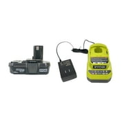 Ryobi 3-Speed Whisper Series Floor Fan with Battery & Charger