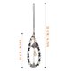 thumbnail image 5 of 1 cordón antideslizante para teléfono con cuentas de cristal y flores, correa de muñeca corta, 5 of 8
