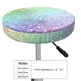 thumbnail image 4 of Naloa Beautiful Glitter Round Bar Stool Cushion Cover 12-14 inch, Fits Kitchen, Office, Restaurant Chairs - 14 inch, 4 of 7