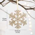 thumbnail image 3 of Car Hanging Decorations Cute Flocked Lambs Ear Garland Christmas Transparent String for Christmas String Beads Beads Curtains Christmas Snowflake Christmas Tree Snowflake Acrylic Transparent, 3 of 4