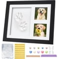 thumbnail image 6 of Dog or Cat Paw Print Keepsake Kit White 11x9x0.7 Inch Clay Pattern Wooden Photo Frame Paw Print Kit Keepsake Large Clay Area with Customization Tool for DIY Pet Lovers DIY Accessories, 6 of 9