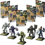 Halo Heroes Series 14 Hyperius, Jackal Freebooter, Master Chief, Spartan Trailblazer & Spartan Mark VII Set of 5 Mini Figures