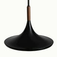 thumbnail image 2 of Lodi Pendant Light Large Matte Black Walnut, 2 of 11