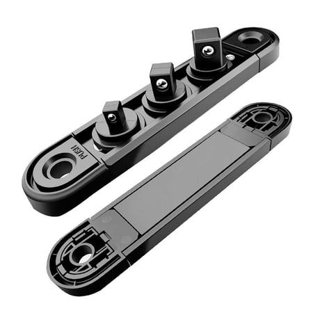 Magnetic Socket Organizer Set 1/4 3/8 1/2 Heavy Duty Sockets Holder Aluminum For Tool For Tool Sockets Drawer Box Rail