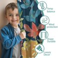 thumbnail image 3 of Blackout Kids Curtains,Pioneer Flower Floral Print Pattern Childrens Insulated Curtains Set Of 2,Bedroom Essentials,Toddler Room Decor 42"x54", 3 of 5