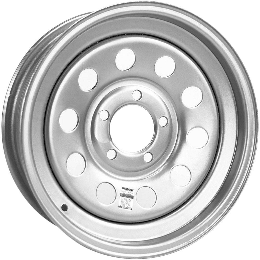 14" Inch Pacer 229S Trailer Mod 14x6 5x114.3(5x4.5") +0mm Silver Wheel Rim