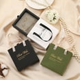 thumbnail image 3 of Jewelry Box Portable with Soft Handles Modern Design Drawer Knob Vintage Jewelry Packaging Necklace Square Shape Jewelry Drawer Box Present, 3 of 8