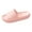 Pink, variant on Womens Pillow Slippers Non Slip Bathroom Shower Shoes Soft Thick Sole Indoor Outdoor Slides