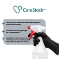 thumbnail image 4 of Guantes desechables CareStock Black Nitrile Exam, 250 unidades, 4 of 9