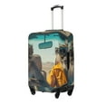 thumbnail image 2 of Daiia Desert Monkeys Drive Luggage Cover, Thickened Washable Travel Luggage Covers, Elastic Unique Baggage Covers for 18-20 inch Luggage-Medium, 2 of 9