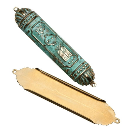 Star of David Mezuzah Case - Solid Brass by Jewelry Designer Elaine Coyne