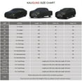 thumbnail image 6 of KouKou Car Cover Waterproof All Weather, 7 Layers Outdoor Car Covers for Automobiles, Universal Fit Toyota Corolla, Hyundai Elantra, Mazda 3, Kia Forte, ect.(Length 177-185 inch), 6 of 7