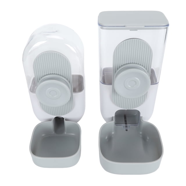 Pet Waterer, 2 Pcs 870ml Feeder And 800ml Drinker Automatic Pet Water Dispenser Large Capacity Gravity Feeder Suitable For Rabbits Ferrets Dog And Cat