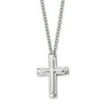 thumbnail image 3 of Sterling Silver Polished Magnetic Cross 22 inch Necklace QPA123-22, 3 of 3