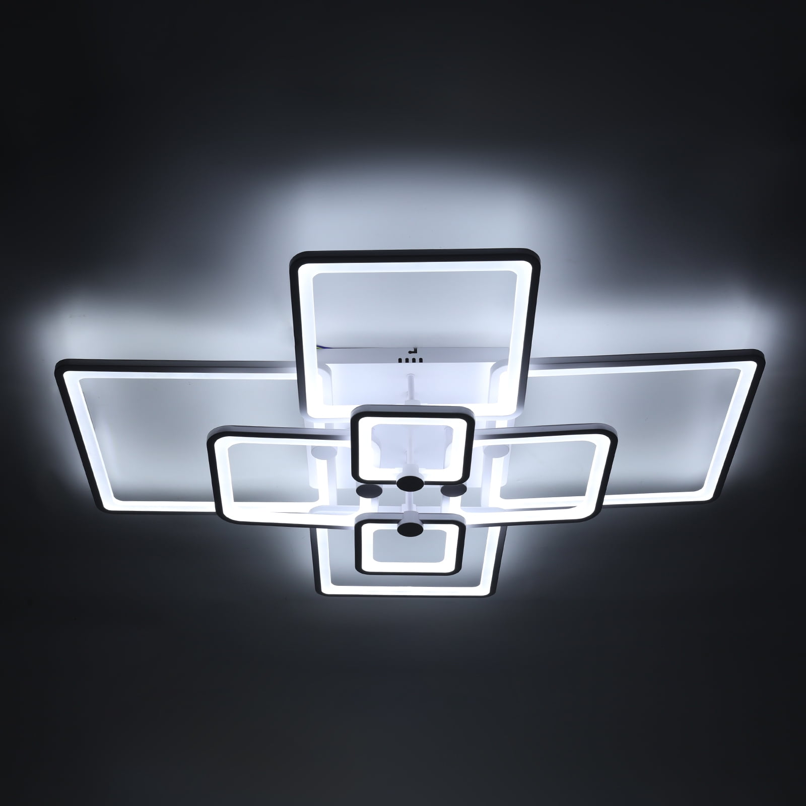 LED Ceiling Light with Remote Control, 8-Head Ceiling Light, Dimming Ceiling Light Fixture