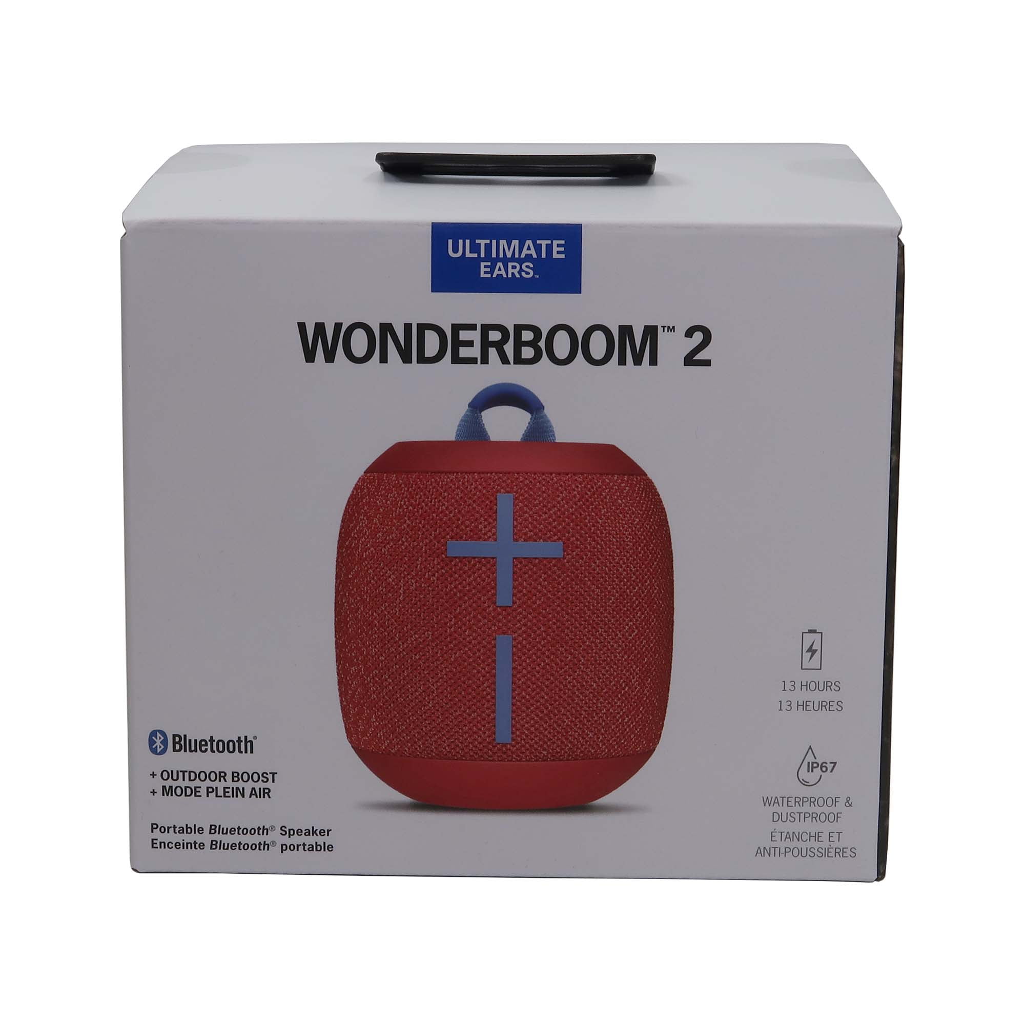 Ultimate Ears Wonderboom 2 Radical Red Bluetooth Speaker Bundle : Target