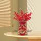 thumbnail image 1 of Florero con forma de bolsa , adorno para centros de mesa de sala de estar Rojo BLESIY Florero bendito, 1 of 8