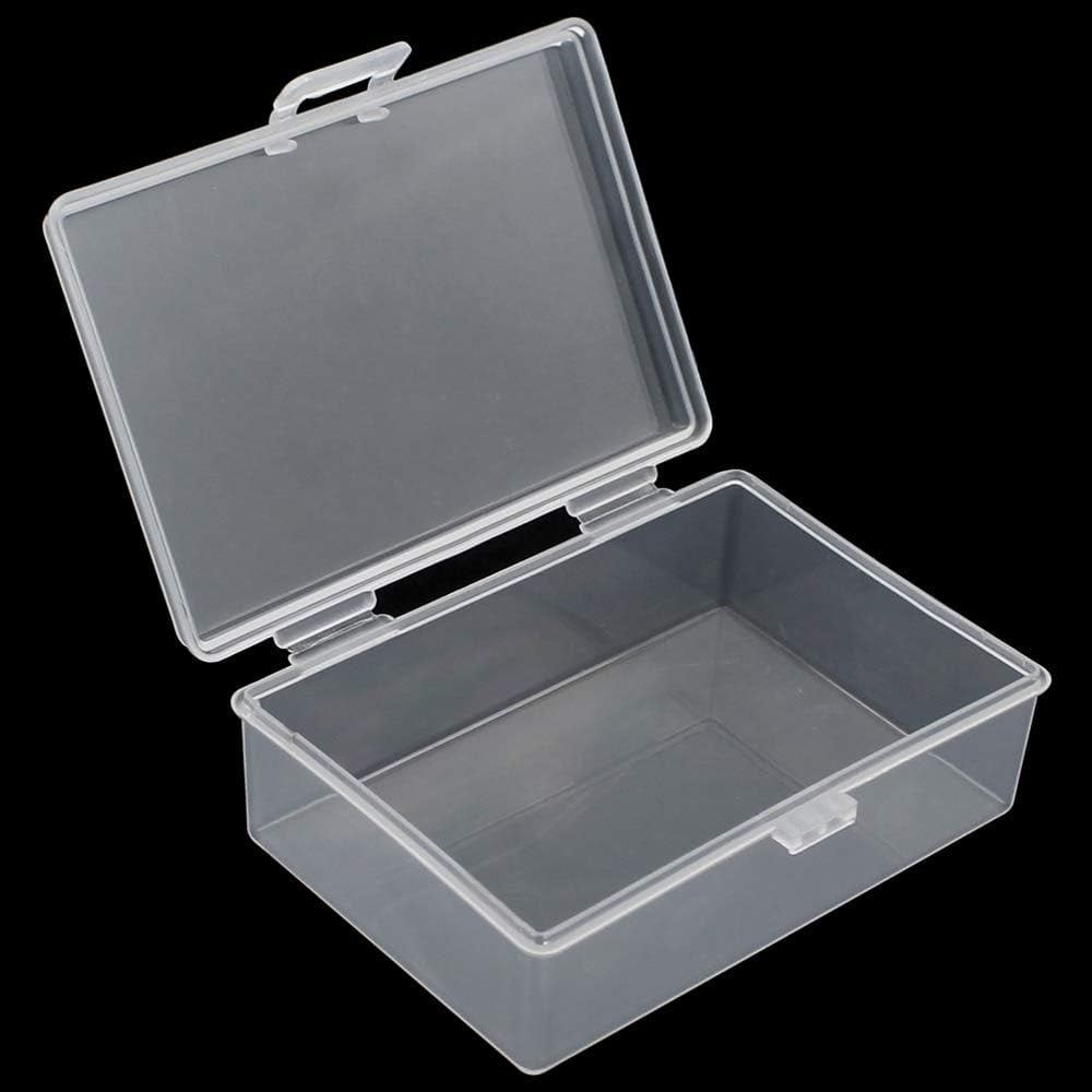 Bead Organizers Containers, Non-Toxic Food Grade Plastic Mini Storage Boxes, Square Shape Suitable For Stacking (8 PCS)