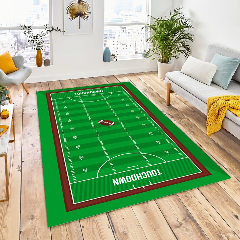 Personalized NFL Football Rug