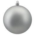 thumbnail image 3 of Northlight Shatterproof Matte Christmas Ball Ornaments 2.5" (60mm) - Gray - 60ct, 3 of 4