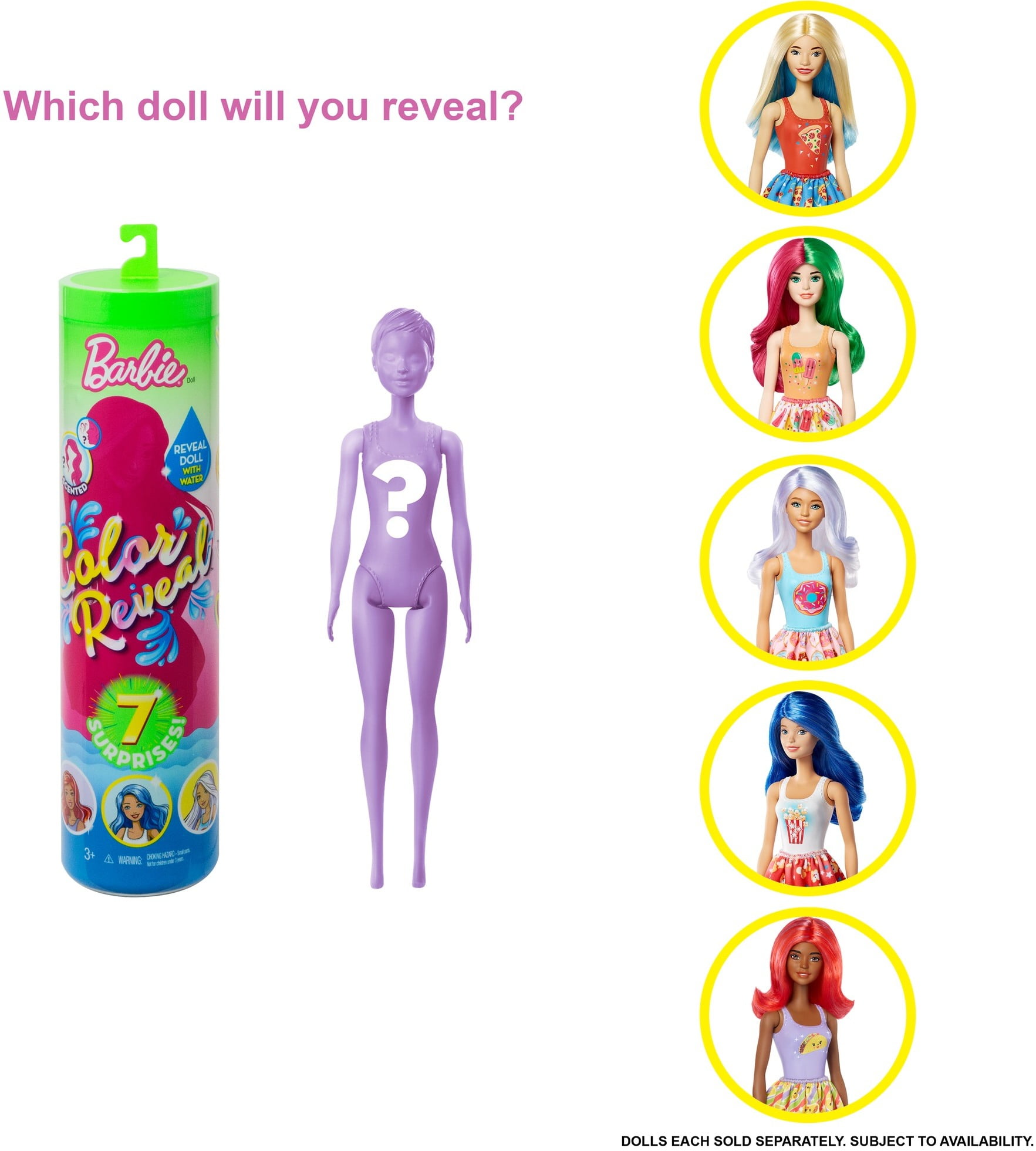 Barbie Color Reveal Slumber Party Fun Set, 50+ Surprises Including