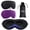 2 Pack: Black+Purple, variant on Comvin Eye Masks for Sleeping, 3D Sleeping Mask for Women Men Blackout, Black