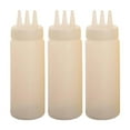 thumbnail image 1 of 3 botellas para salsa, dispensadores de condimentos reutilizables Blanco, 1 of 9
