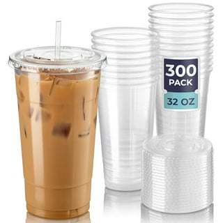 100 vasos desechables con tapa para café solo (114 ml - 4 oz), té