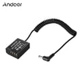 thumbnail image 4 of Amdohai Andoer NP-W126 Dummy Battery Coupler Adapter DC5.5*2.5mm Male Plug Spring Cable Compatible with, 4 of 5