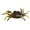 Yellow, variant on Meiiso 3D Simulation Artificial Crab Soft Lure Bait with Hooks Fishing