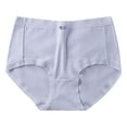 thumbnail image 5 of Limited Stock,Medium-Waist Underwear, Solid Color, Soft棉材质, Breathable, For Daily, Comfortable Fit, Seamless Design Effortlessly Chic|Nylon,Spandex,Coffee,Sopatenor, 5 of 5