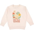 thumbnail image 2 of Inktastic One Silly Goose Cute Animal Design Toddler Sweatshirt, 2 of 4