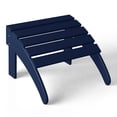 thumbnail image 4 of WestinTrends Malibu Outdoor Adirondack Style Ottoman, Navy Blue, 4 of 15