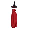 thumbnail image 1 of Reversible Cape Cloak Cone Hat Vestir Juego de roles Disfraz de Halloween 70 cm SM SunniMix Capa de la bruja, 1 of 8