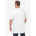 thumbnail image 2 of KingSize Men's Big & Tall Shrink-Less Lightweight Longer-Length Crewneck T-Shirt, 2 of 6