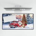 thumbnail image 4 of Santa is Coming Maltese Merry Christmas Xmas Noel Truck Tree Desk Mat Full Keyboard Mouse Pad Maltese Dog Lover Gifts Idea Large Mousepad - 02023, 4 of 5
