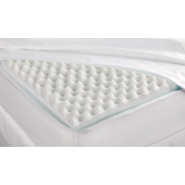 Surmatelas 90x200 Cm CloudÉtoile - Mousse Mémoire De Forme 5 Cm, Housse Amovible Lavable, Certifié CertiPUR-US
