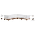 thumbnail image 3 of Meridian Furniture Rio Off White Water Resisting Fabric Modular Sectional, 3 of 4