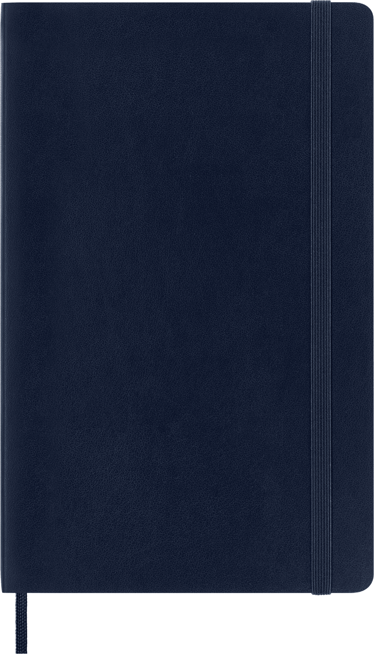 Moleskine Classic Notebook, Soft Cover, Large (5" x 8.25"), Plain, Sapphire Blue