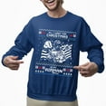 thumbnail image 2 of Christmas Sweatshirt, All I Want For Christmas Is My Airman Home Military Sweatshirt, Patriotic US Air Force Ugly Holiday Jumper, Emotional Soldier Support Gift for Families & Veterans, 2 of 5