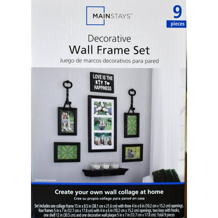 Mainstays Key Frame Set, 9 Count
