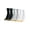 White, Gray Heather, Black, variant on GoldToe Edition Women's Polka Dot Mid Crew Socks Assorted, 6 Pairs, Size 6-9