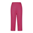 thumbnail image 6 of Yoga Leggings for Womens High Waisted Tummy Control Capris Put On Strech Athletic Track Capri Pants Light Breathable Sweatpants Gym Traning Track Joggers Pants 2025, 6 of 7