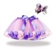 thumbnail image 2 of Gibobby Plisado Mini Falda De Las Ballet niño bebé disfraz falda + horquilla conjunto(Morado, 7 Años), 2 of 5